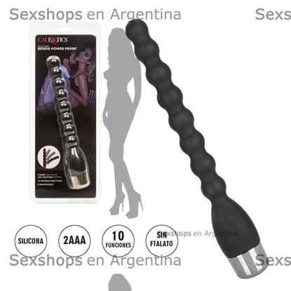 Silicone Bendie vibrador flexible con un potente motor